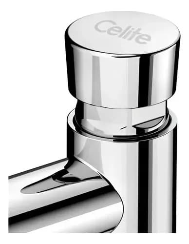 Torneira Para Banheiro Celite Ecopress Automática Cromada Cromado Brilhante - 4