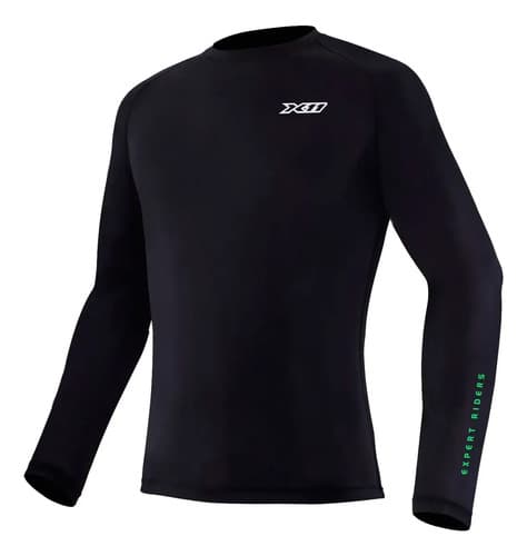 Blusa Climate 1 Segunda Pele X11 Térmica Motoqueiro Ciclista Gg Preto - 1