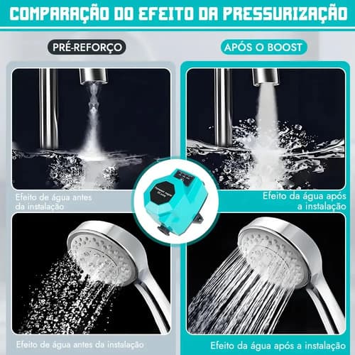 Bomba Pressurizadora Água Silenciosa 120w 40l/min 110/220v 127/220v - 7