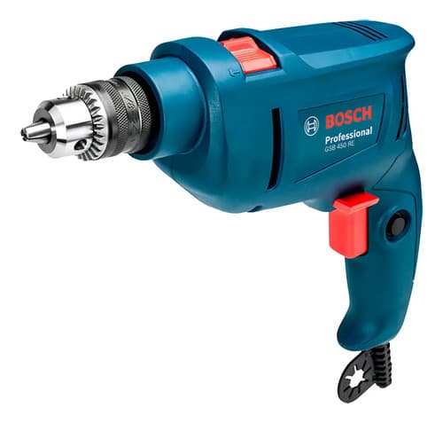 Furadeira Martelete Parafusadeira Elétrica De 10mm Bosch Gsb 450 450w + 0 Baterías De 0mah + Accesorio Com Caixa De Papelão Azul 127v - 1