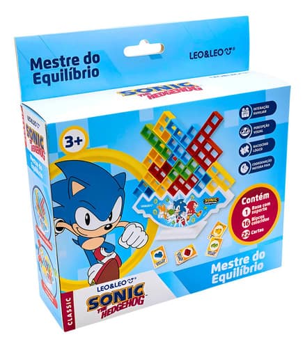 Leo & Leo Jogo De Tabuleiro Diverso Sonic Mestre Do Equilíbrio Leoleo 1 10448 Português - 1