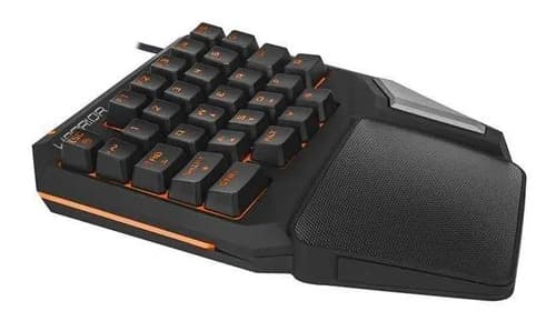 Teclado Gamer One Hand Drugi Semi Mecânico Com Luz Led Tc238 Cor De Teclado Preto - 8