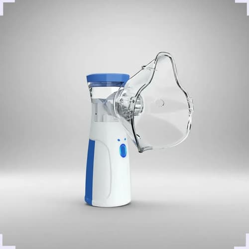 Nebulizador Ultrassônico Portátil Silencioso 20ml Mesh Branco Usb/pilhas - 6