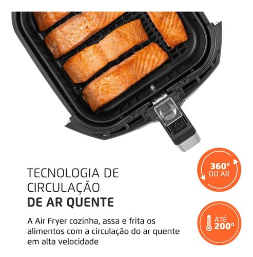 Fritadeira Air Fryer Mondial Family 4l Afn-40-bfs Preto 127v - 5