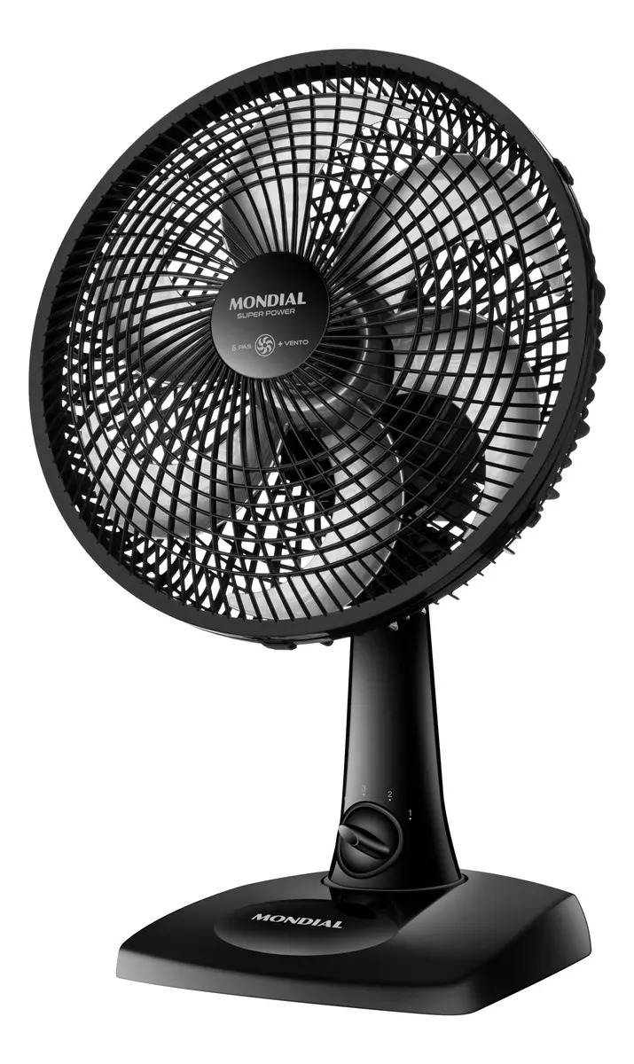 Ventilador de Mesa 30cm Super Power Mondial 60W - 127V - 1