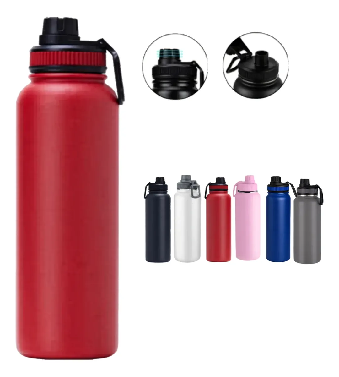 Garrafa Térmica Inox Academia 1,2l Água Quente/fria - 1