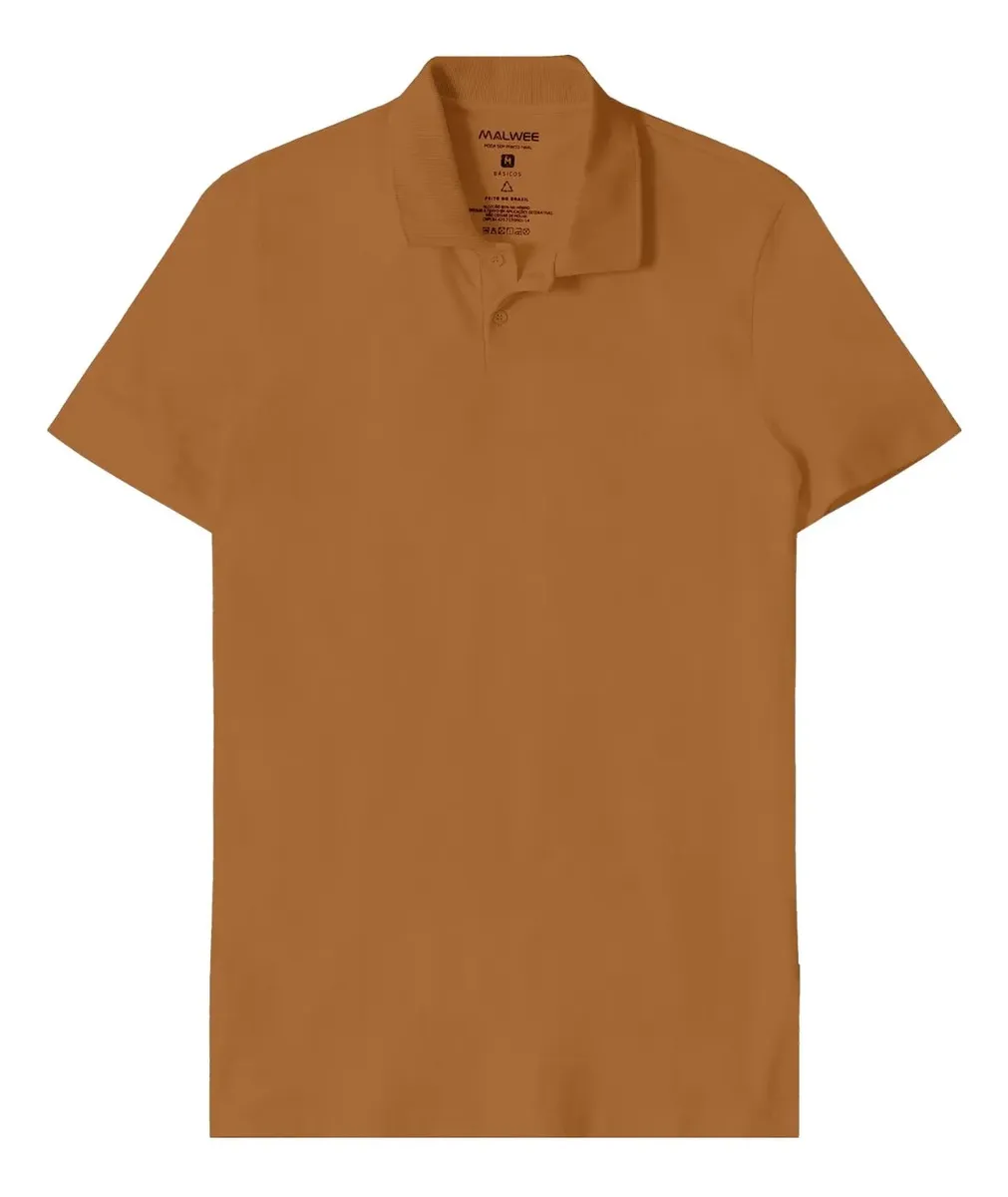 Camiseta Polo Basica Masculina Malwee Tam M - 1