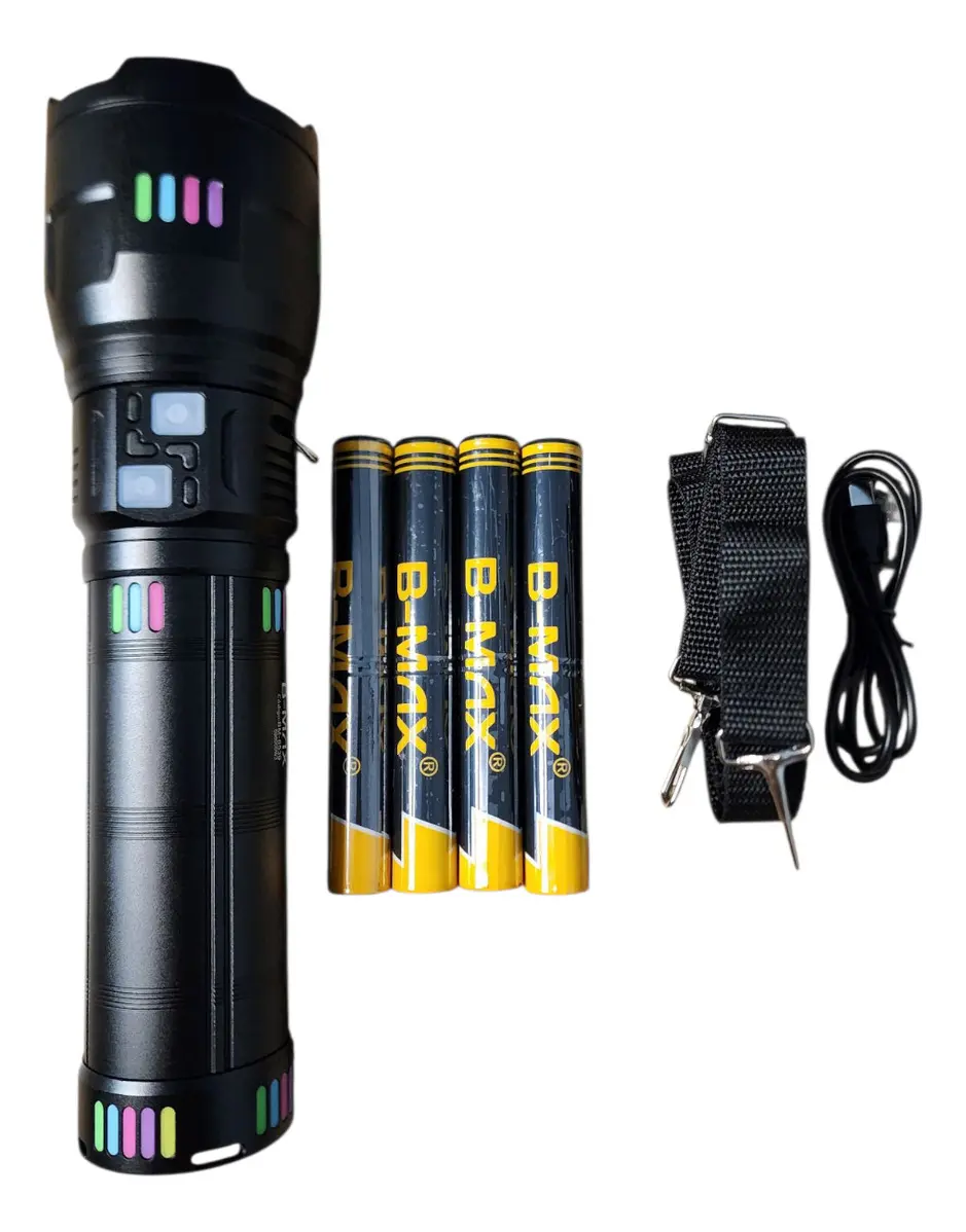 Super Lanterna Tática Zoom Laser - 1