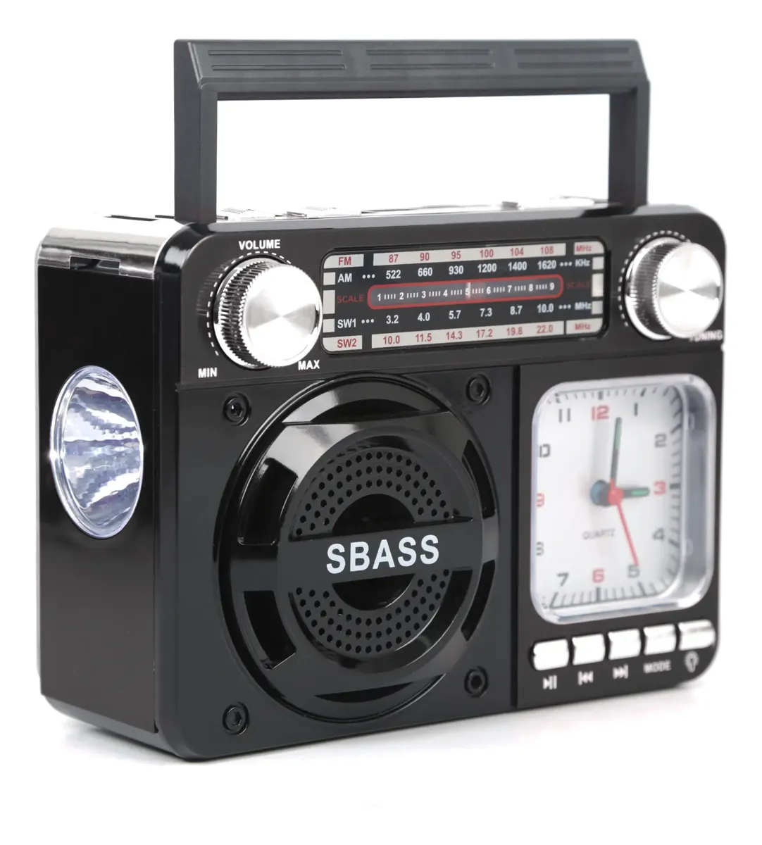 Rádio Am/fm/sw Portátil Compacto Wassay - 1