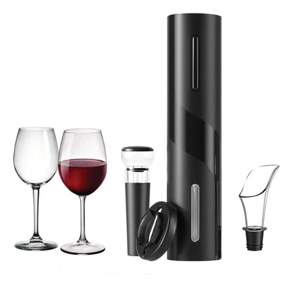 Abridor Elétrico De Vinho Kit - Saca Rolhas Automático - 1
