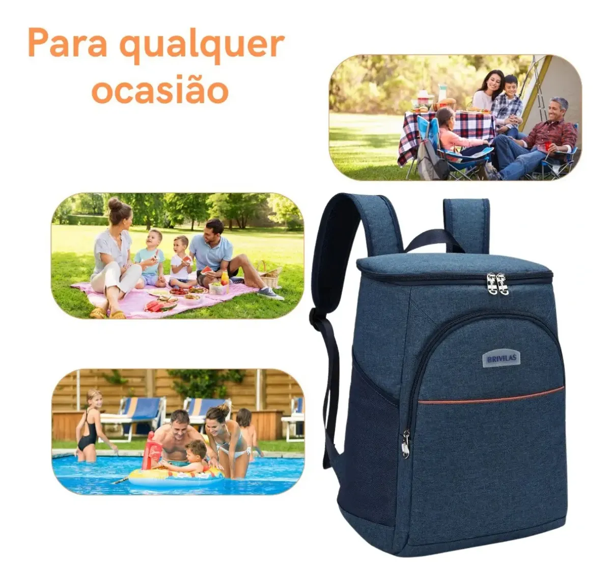 Mochila Saco Bolsa Bag Cooler Térmica - 1