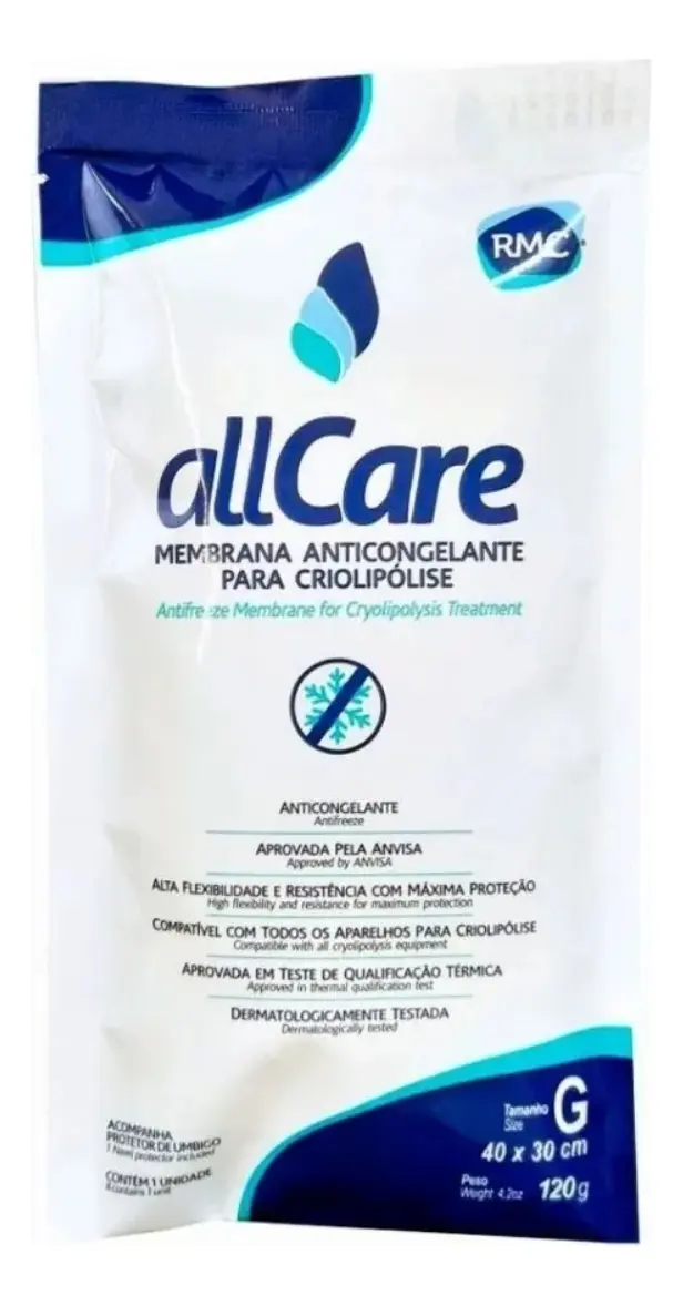 12 Mantas Criolipólise Rmc All Care Unitária - Tam G - 1