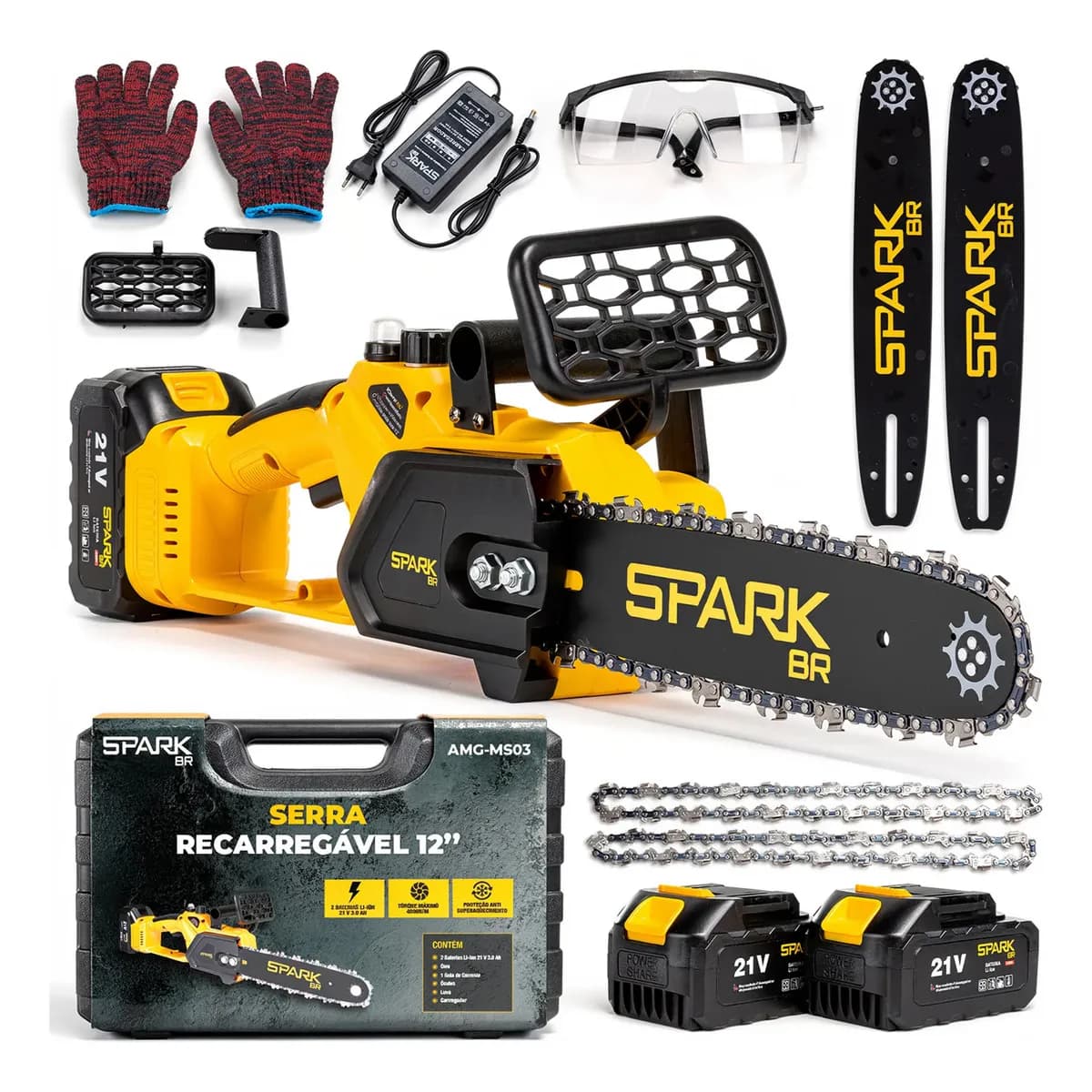 Moto Serra Elétrica Portátil 12 Polegadas Spark bivolt - 1