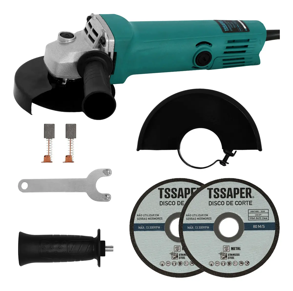 Esmerilhadeira Angular Tssaper 820w 4.1/2 127V - 1