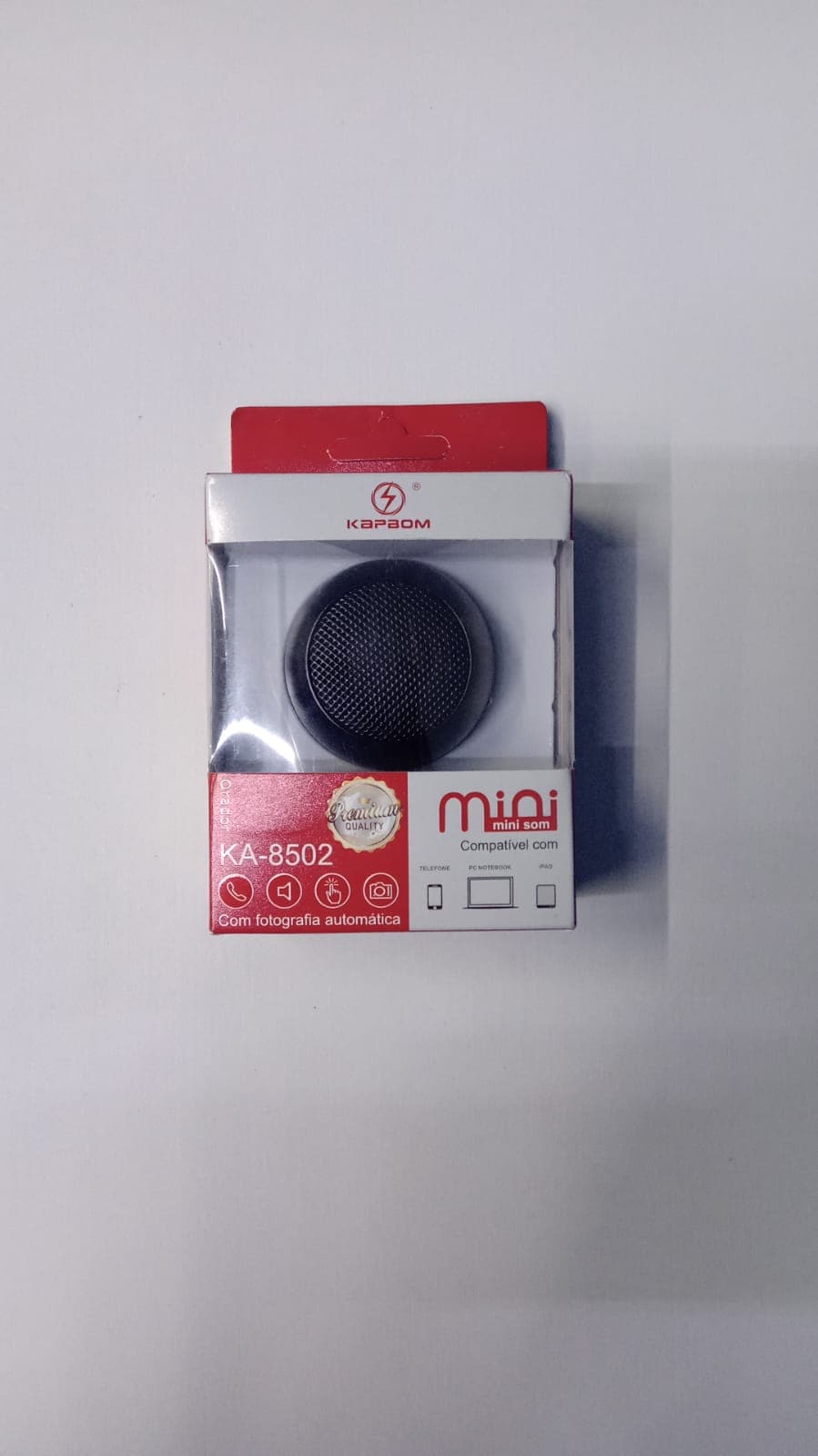 Mini Caixa De Som Kapbom Ka-8502 DE R$ 49,99 POR - 1
