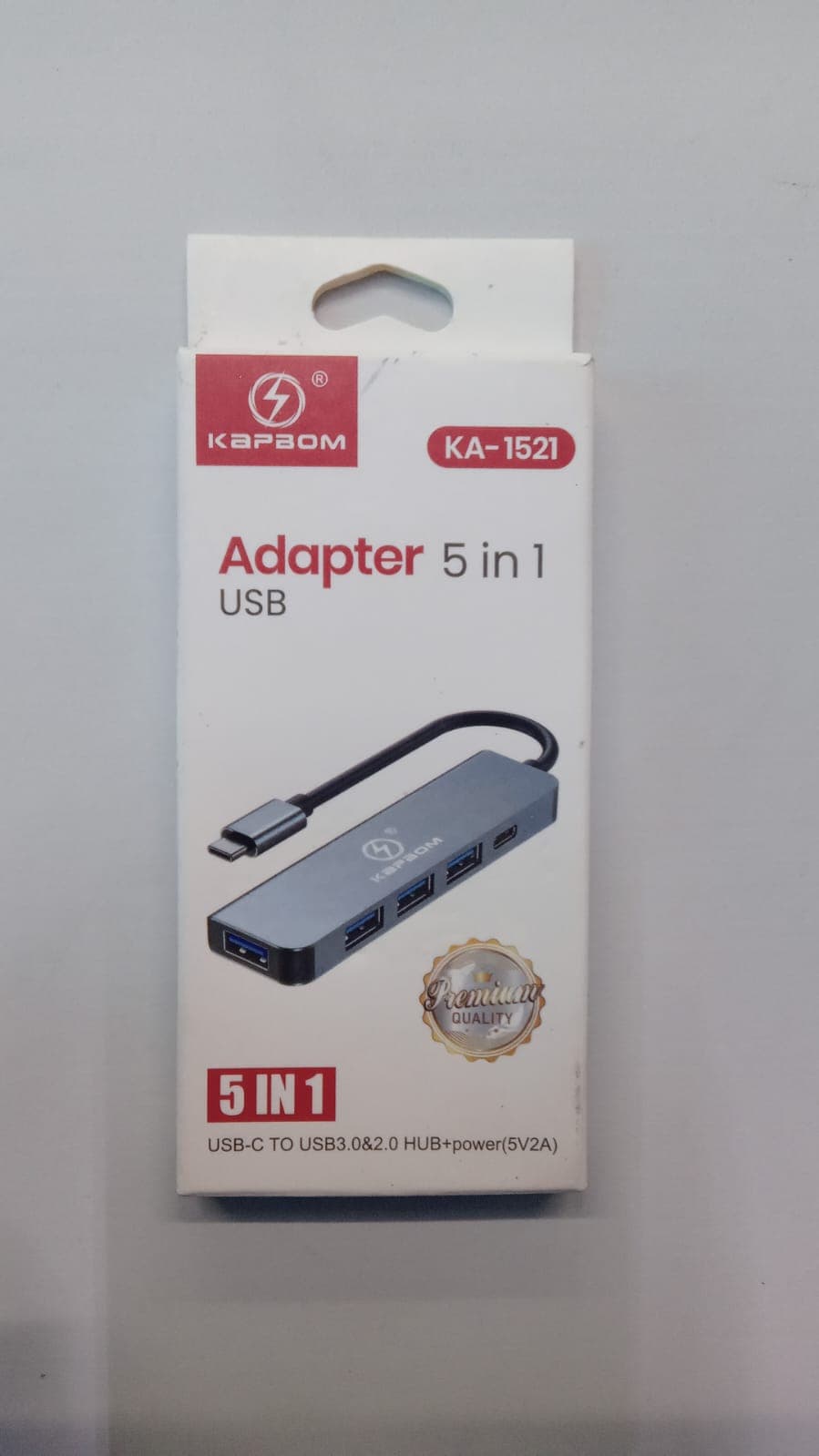 Hub De Expansão 5 Em 1 Usb 3.0 Tipo C 5 Portas De R$ 65,99 Por - 1