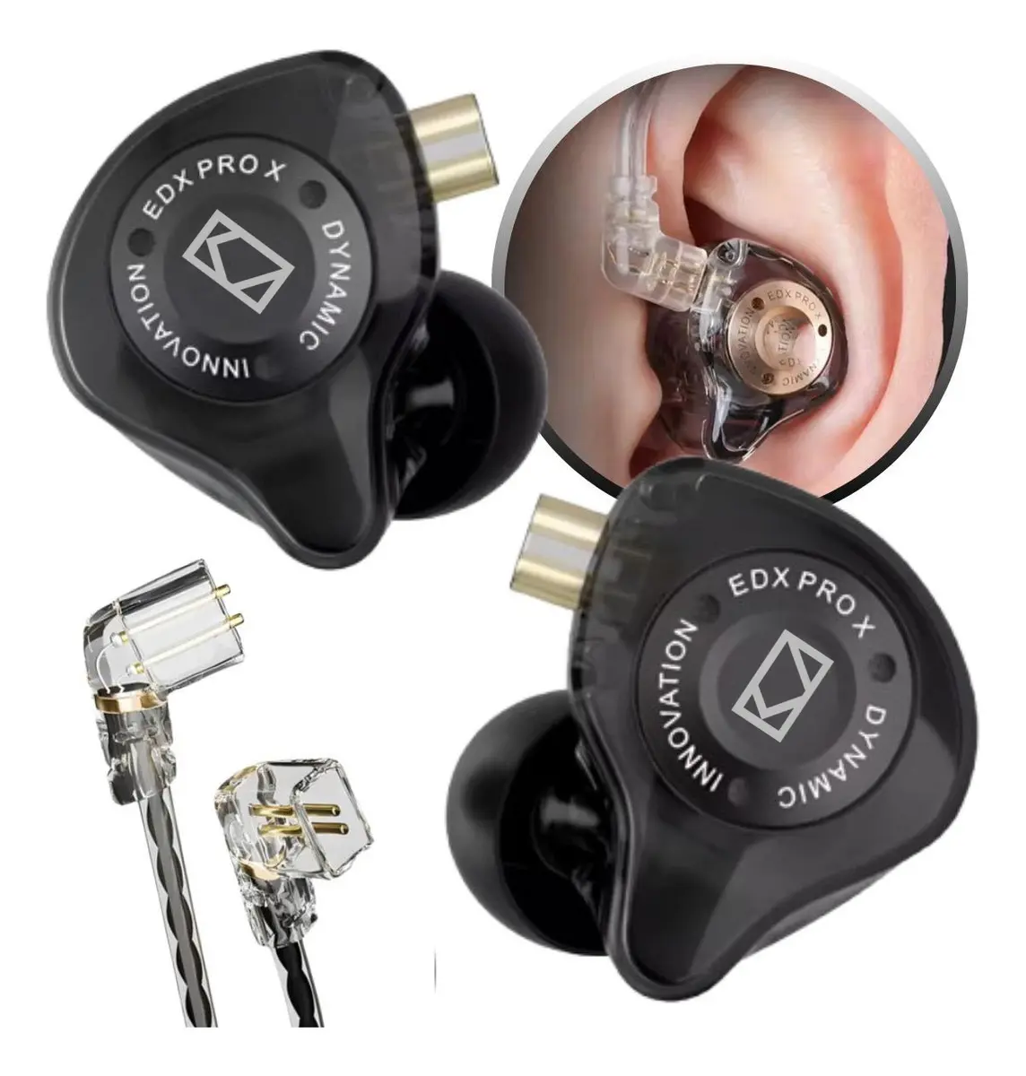 Fone De Ouvido Kz Edx Pro X Sem Microfone - 1