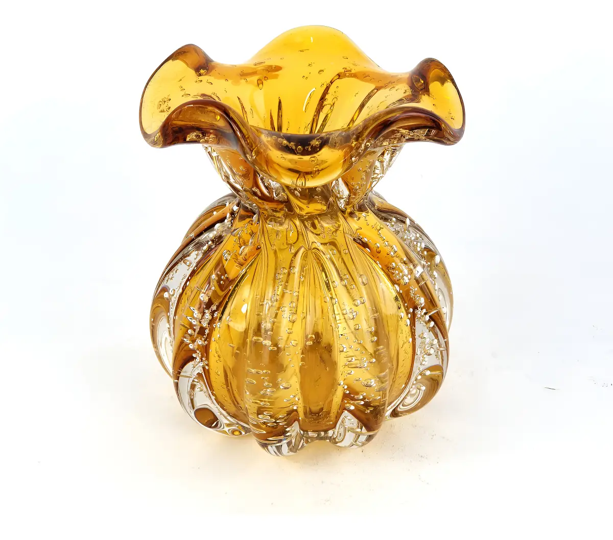Vaso Trouxinha De Murano - Âmbar Ambar - 1