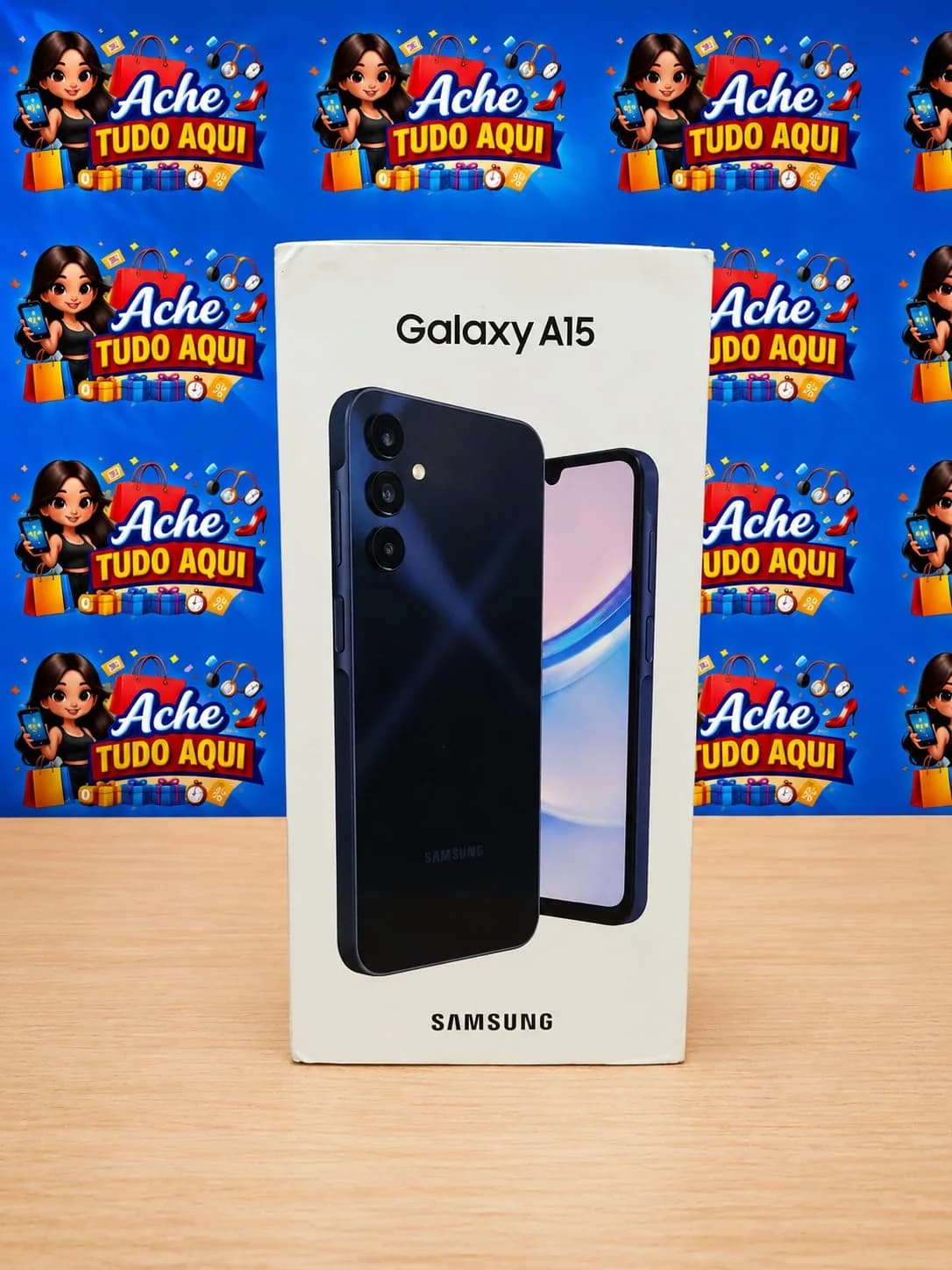 Celular Galaxy A15 - 4G Dual sim 128 GB Azul Escuro 4 GB Ram - 1