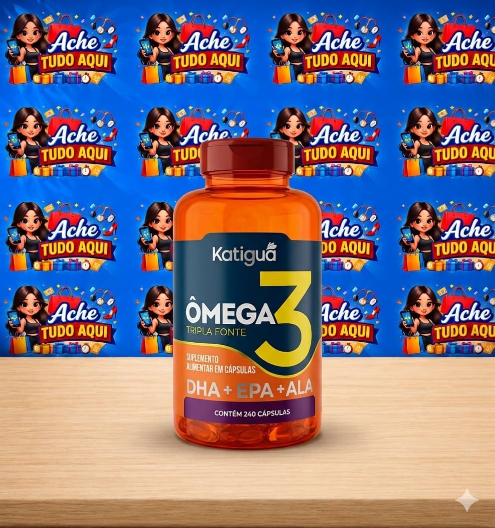 Omega 3 tripla fonte Katigua DHA+EPA+ALA 240 Cápsulas - 2