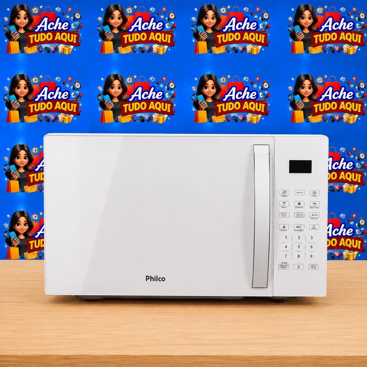 Micro-ondas Philco 33L Limpa Fácil 1400W PMO38B 127V - 1