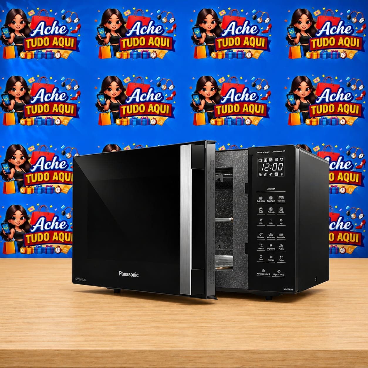 Panasonic Forno - Micro-ondas 30L Preto - 2