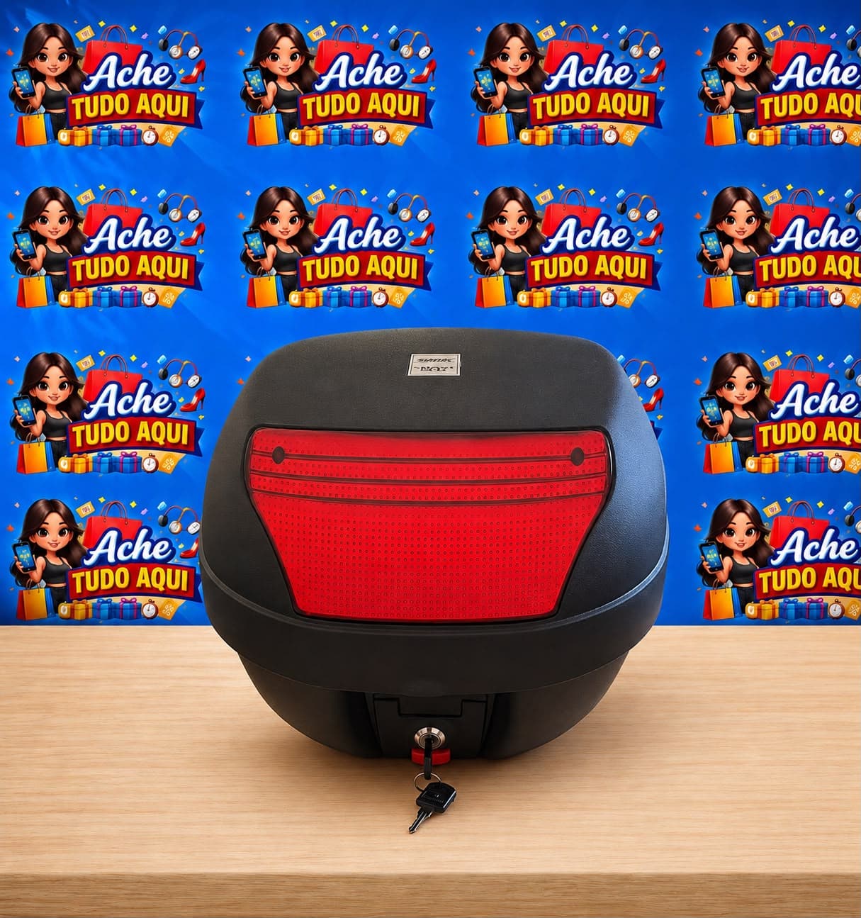 baú traseiro para moto Pro Tork Smart Box de 28 litros - 1