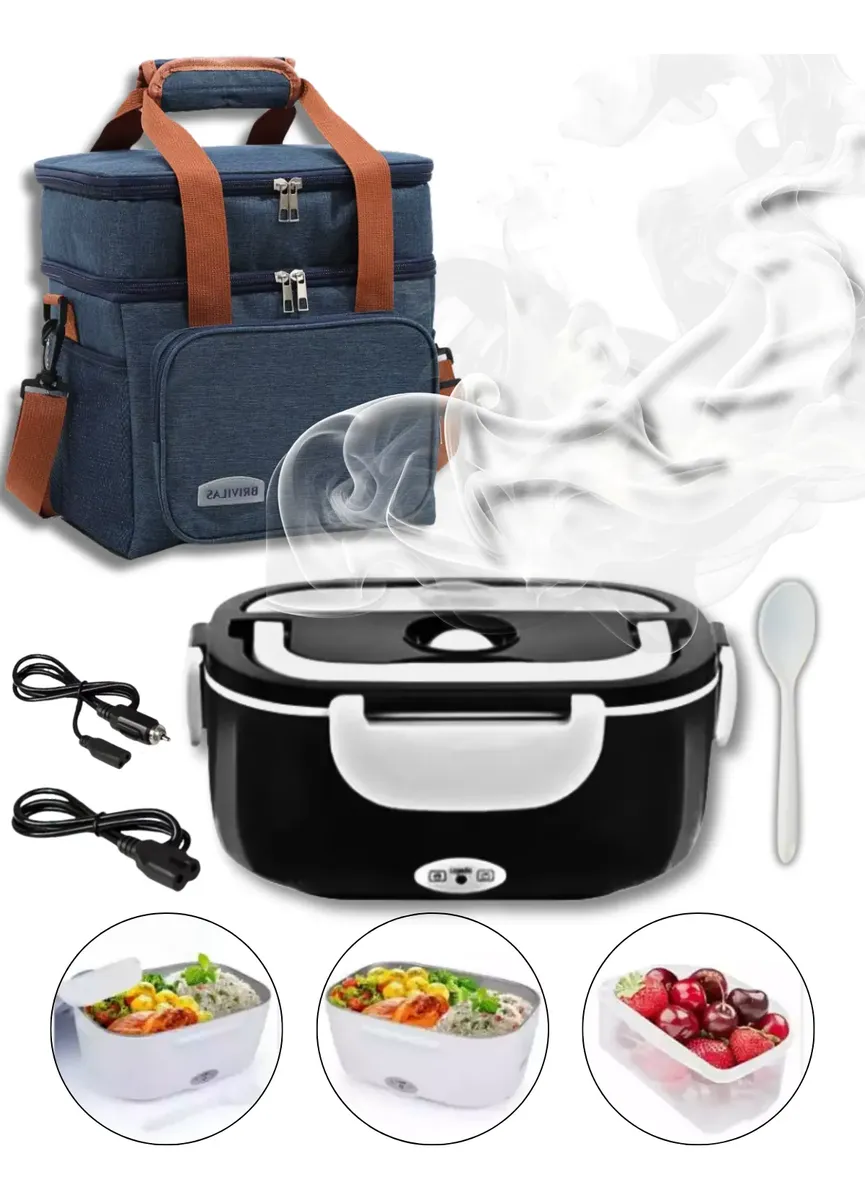 Kit Marmita Elétrica E Bolsa Termica 12v/24v/110v/220v Carro - 1