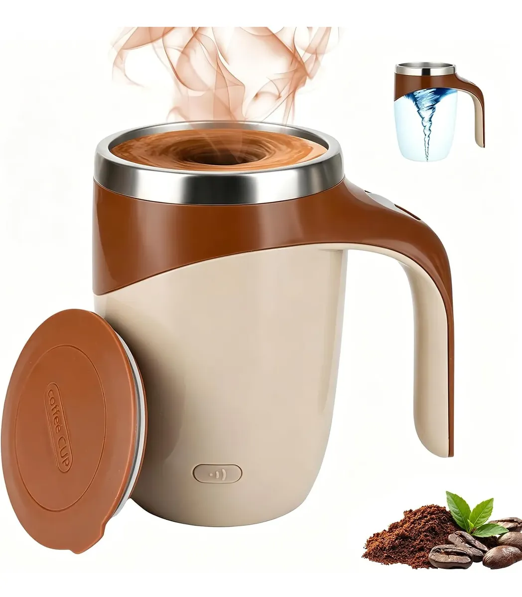 Caneca Copo Mixer Automático Misturador a PILHA Inox - 1