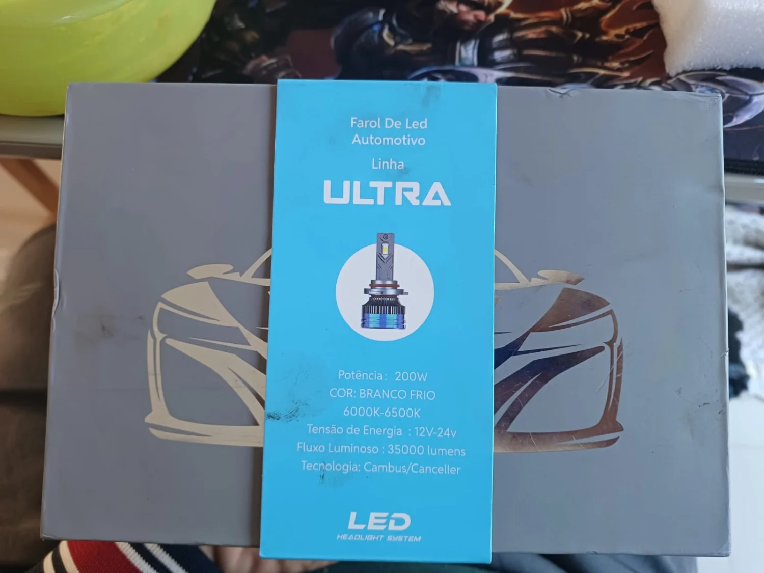 Farol de led automotivo linha ULTRA 200w 35000 lumens - 1