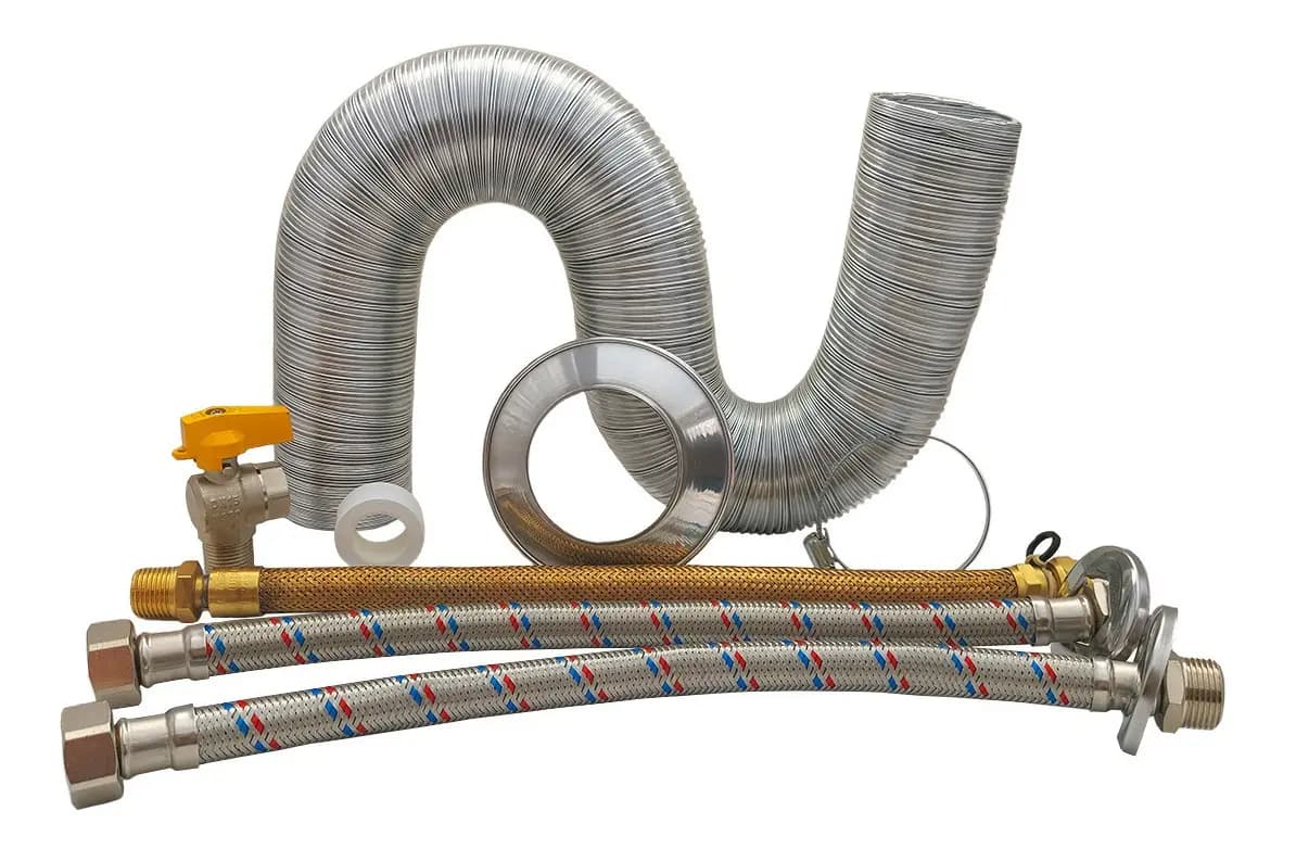 Kit Instalação Aquecedor Compatível Rinnai 15 Litros Reu E15 - 1
