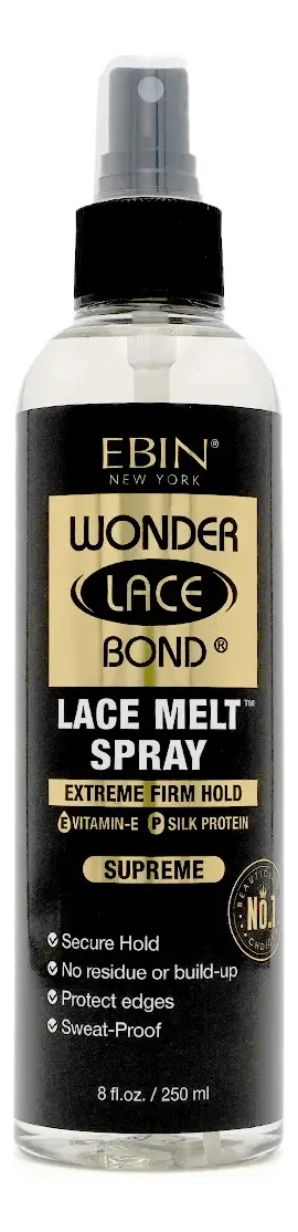 Spray Derretível Para Perucas Ebin Wonderlace 100ml - 1