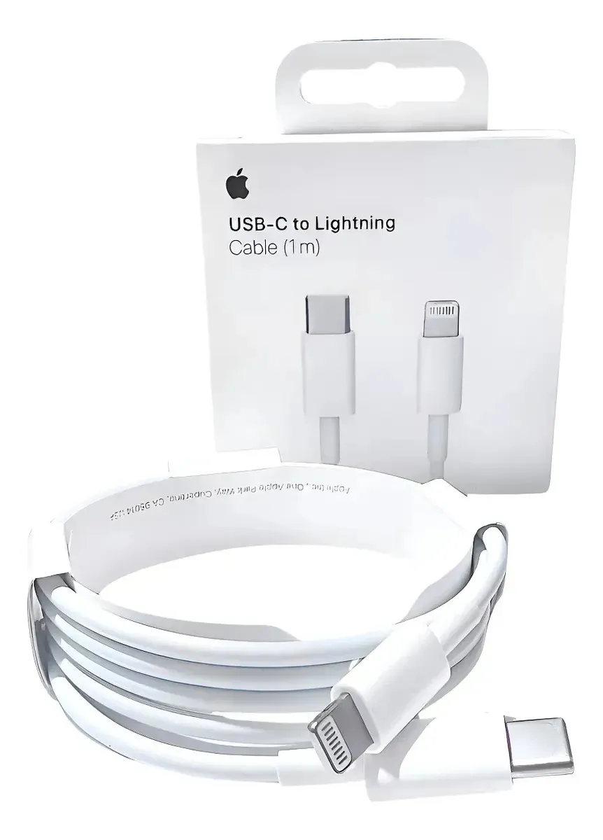 Cabo de conexão USB - C para Lightning da Apple (1 M) Cor branca - 1