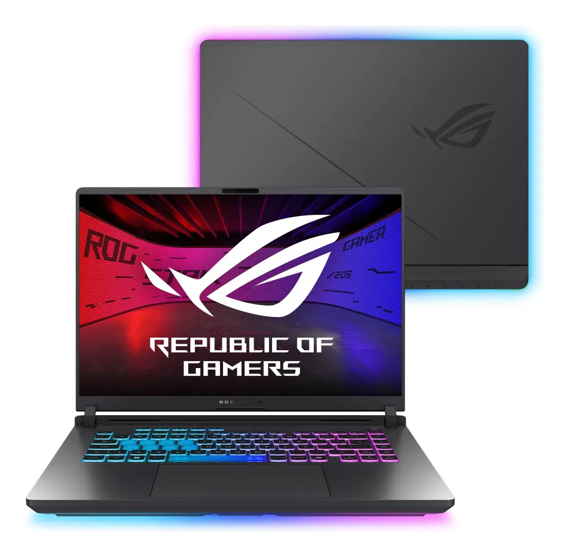 Notebook ASUS ROG Strix G16 NVIDIA GeForce RTX 5060 Intel Core i9 14900HX 2,2 GHz 16GB Ram 512GB SSD Windows 11 Home Tel - 1