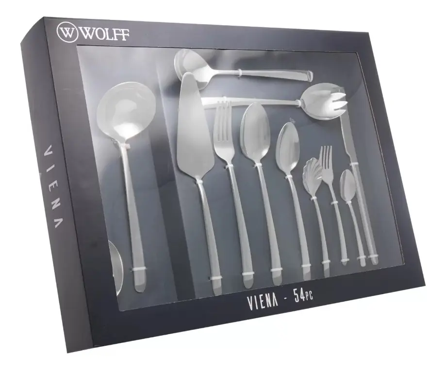 Faqueiro 52 Peças Aço Inox Viena Wolff C/ Gift Box Wolff - 1