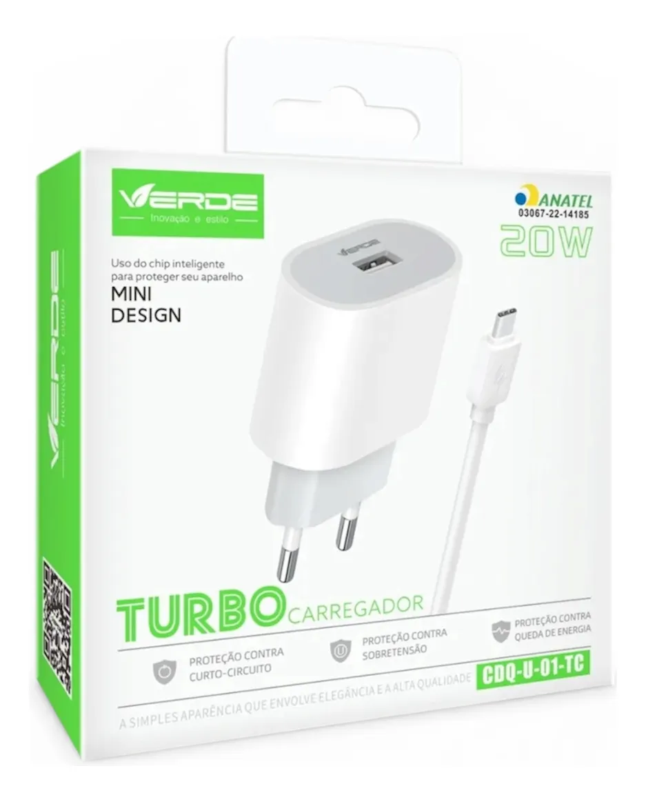 Carregador Turbo Tipo C 20w Universal - 2