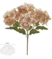 2 Buquê Hortensia Arranjo Enfeite Artificial Flor Hortensia - 3