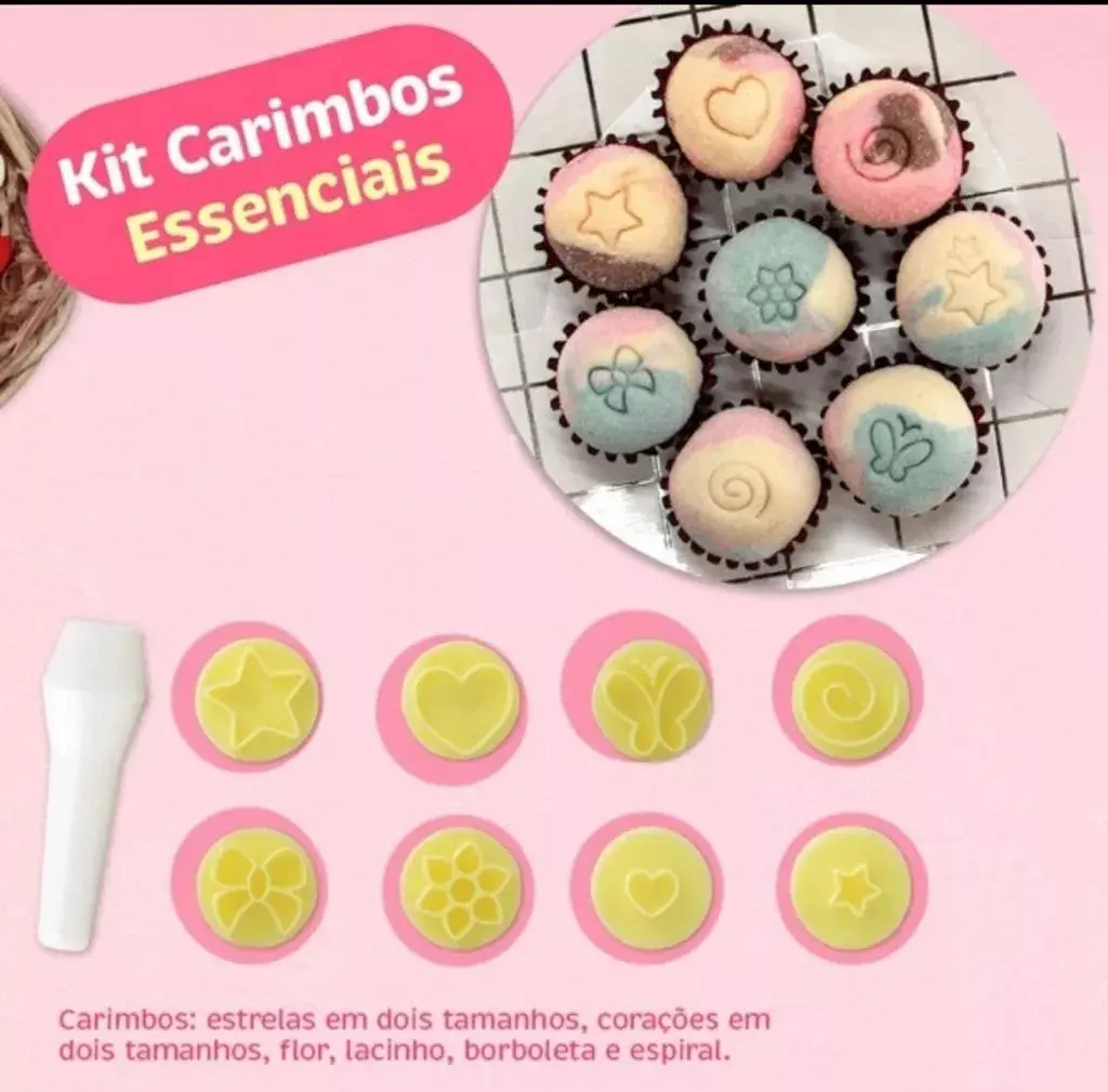 Kit Carimbos Essênciais C/9 Peças - 1