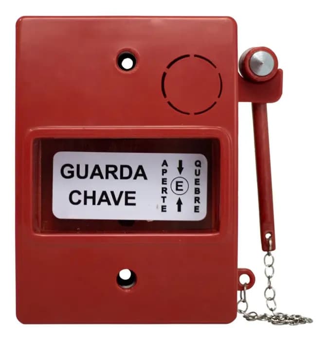 Guarda Chave Quebra Vidro Com Martelo - 1
