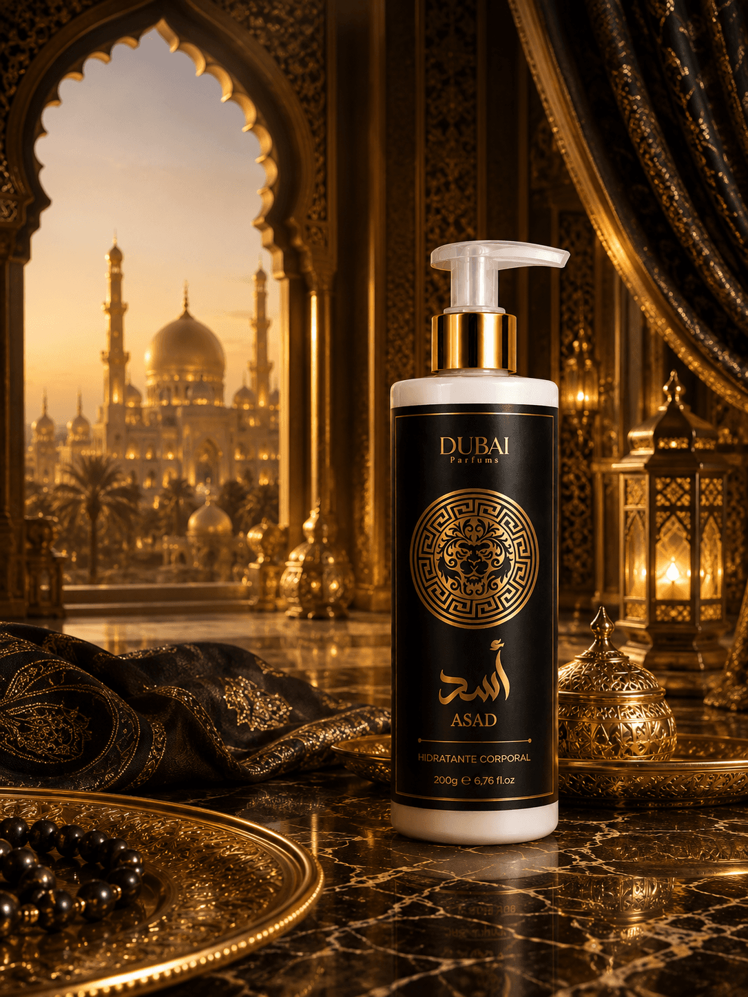 Hidratante Asad Black 200ml Dubai Parfums - 3