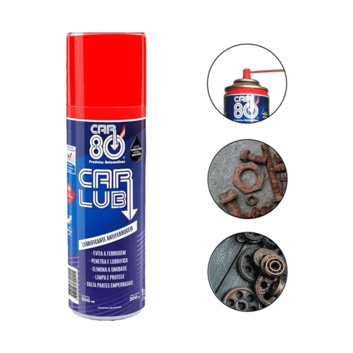 ANTIFERRUGEM DESINGRIPANTE CARLUB LUBRIFICA E PROTEGE 300ML - 1