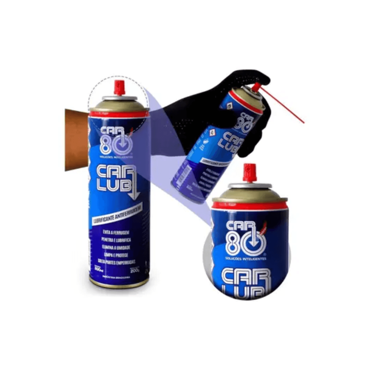 ANTIFERRUGEM DESINGRIPANTE CARLUB LUBRIFICA E PROTEGE 300ML - 2