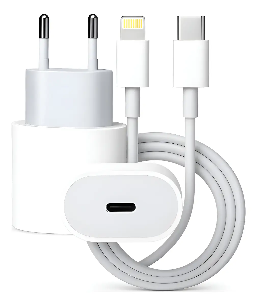 20w usb-c Power Adapter USB-C to Lightning Cable - 1