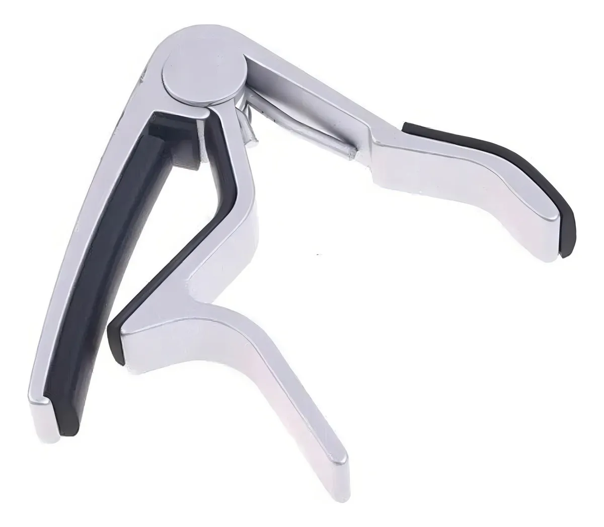 Capotraste Braçadeira Dolphin Prata Violão Aço / Guitarra - 1