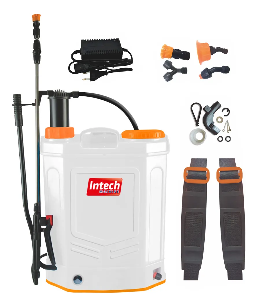 Pulverizador À Bateria Elétrico 20 Litros Costal 12v Intech Machine Branco - 1