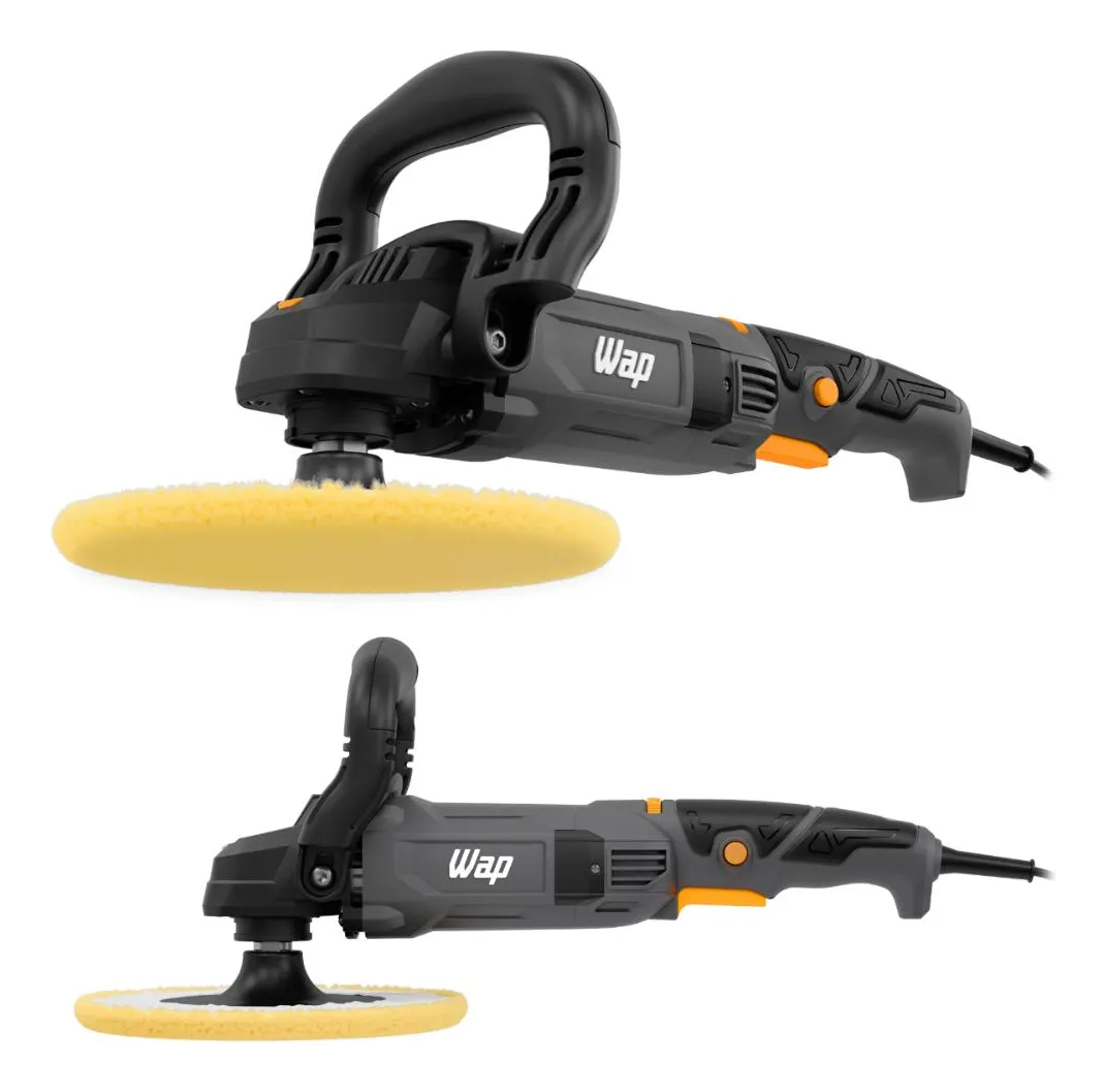 Wap Politriz Rotativa Wf Pr01 Potência 1200w E 6 Velocidades Preto 127v - 1