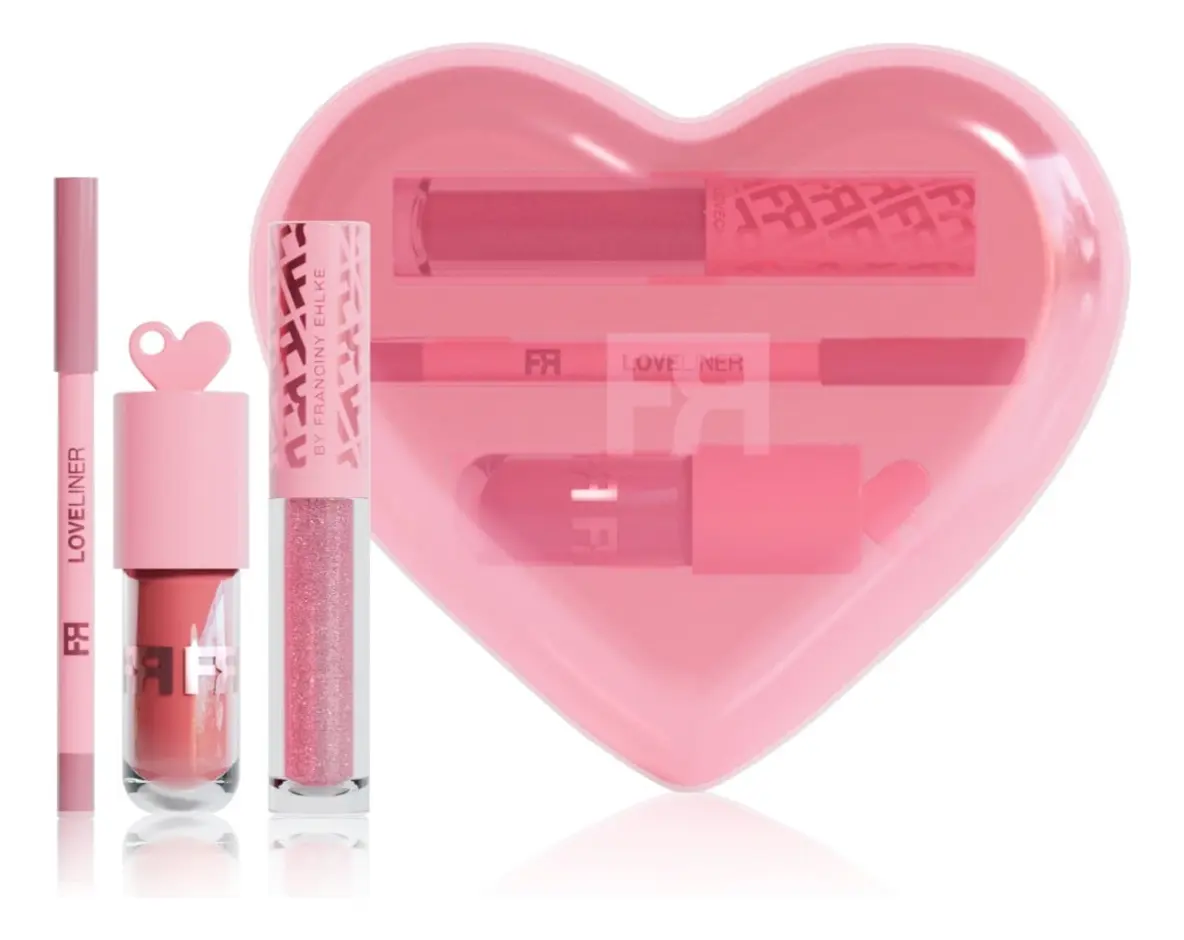 Kit Fran Love Kit Gloss Labial E Lápis Labial Franciny Ehlke - 1