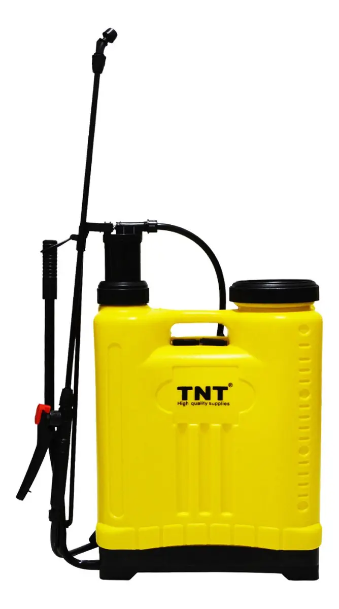 Pulverizador 20 Litros Bomba Costal Tnt Spd0004 Manual Aplicador De Fluidos E Venenos Amarelo - 1