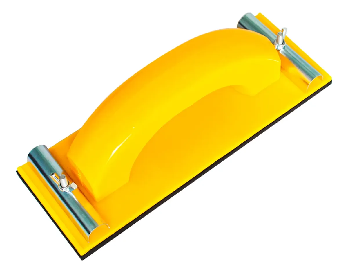 Lixadeira Manual Pvc Suporte Para Meia Lixa 22 Cm Grampos - 1