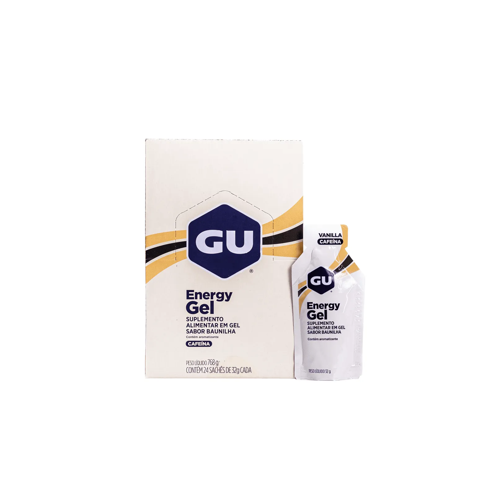 GU ENERGY GEL CAFEINA+ BAUNILHA - 1